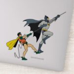 Batman And Robin Climb Sticker