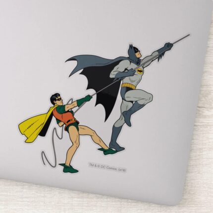 Batman And Robin Climb Sticker
