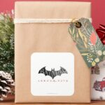 Batman Arkham City Logo Square Sticker
