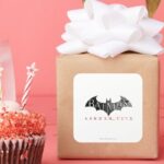 Batman Arkham City Logo Square Sticker