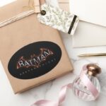 Batman Arkham Knight Logo Oval Sticker