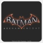 Batman Arkham Knight Logo Square Sticker