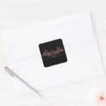 Batman Arkham Knight Logo Square Sticker