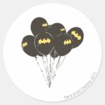 Batman Balloons Classic Round Sticker