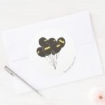 Batman Balloons Classic Round Sticker
