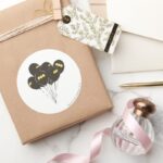 Batman Balloons Classic Round Sticker