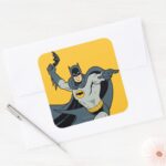 Batman Batarang Square Sticker