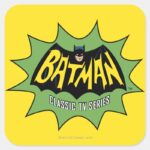 Batman Classic TV Series Logo Square Sticker