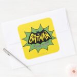 Batman Classic TV Series Logo Square Sticker