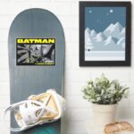 Batman Comic Tri Panel Graphic Sticker