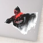 Batman Crimson Batarang Sticker