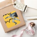 Batman Dynamic Punch Action Square Sticker