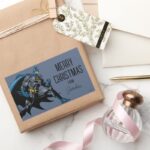 Batman Fists Merry Christmas Rectangular Sticker