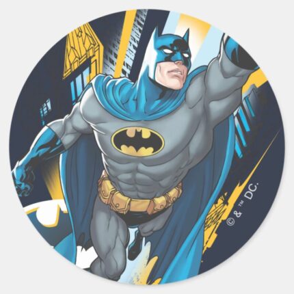 Batman Gotham Guardian Classic Round Sticker