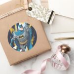 Batman Gotham Guardian Classic Round Sticker