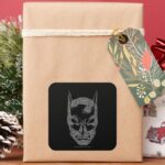 Batman Head Mantra Square Sticker