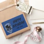 Batman Head Mantra Happy Holidays Rectangular Sticker