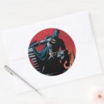Batman Hyperdrive 10 Classic Round Sticker