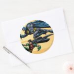 Batman Hyperdrive 19B Classic Round Sticker