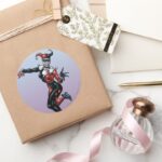 Batman Hyperdrive 22B Classic Round Sticker