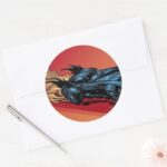 Batman Hyperdrive 25A Classic Round Sticker