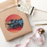 Batman Hyperdrive 25A Classic Round Sticker