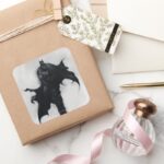 Batman Illustration Square Sticker