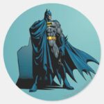 Batman Knight FX 12B Classic Round Sticker