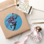 Batman Knight FX 23B Classic Round Sticker