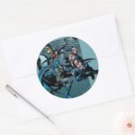 Batman Knight FX 7 Classic Round Sticker