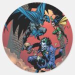 Batman Knight FX 8 Classic Round Sticker