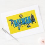 Batman Legends Forever Graphic Rectangular Sticker
