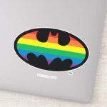 Batman Rainbow Logo Sticker