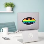 Batman Rainbow Logo Sticker