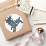 Batman Reaches Forward Classic Round Sticker