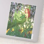 Batman Rebirth Poison Ivy Cover Illustration Sticker