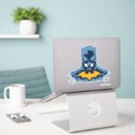 Batman Shattered Bust With Gold Logo Sticker