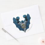 Batman Stands Classic Round Sticker