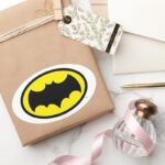 Batman Symbol Oval Sticker