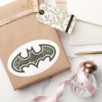 Batman Symbol Nouveau Logo Oval Sticker