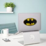 Batman Symbol Oval Gradient Logo Sticker