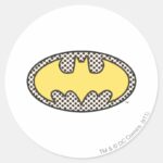 Batman Symbol Showtime Logo Classic Round Sticker