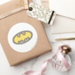 Batman Symbol Showtime Logo Classic Round Sticker