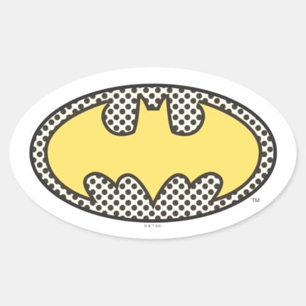 Batman Symbol Showtime Logo Oval Sticker