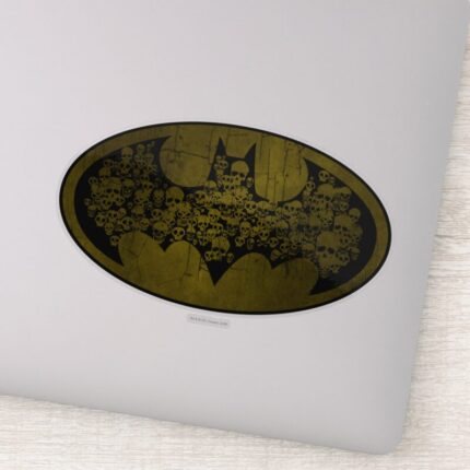 Batman Symbol Skulls In Bat Logo Sticker