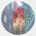 Batman Urban Legends BG 3 Gotham City Classic Round Sticker