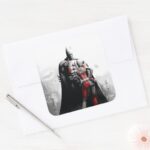 Batman Harley Square Sticker