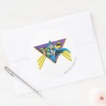 Batman Robin 2 Classic Round Sticker