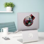 Batman Harley Quinn Winking With Mallet Sticker