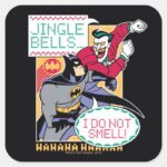 Batman Jingle Bells I Do Not Smell Square Sticker